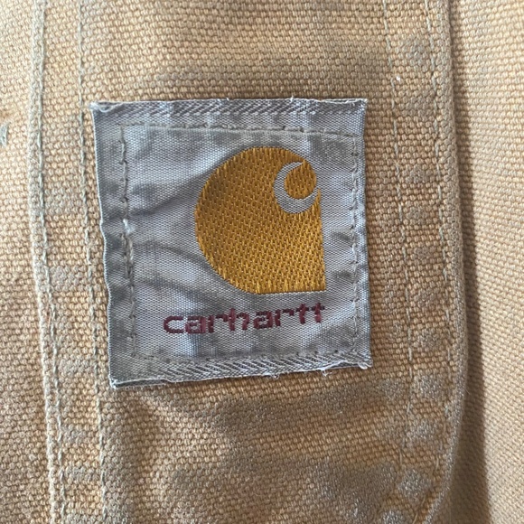 Vintage Carhartt Tan Duck Overalls - Picture 4 of 8